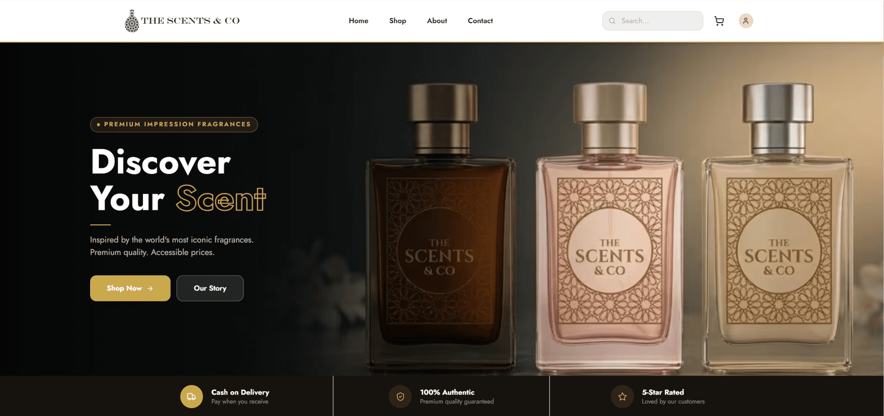 E-Commerce Perfume Platform
